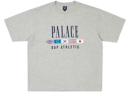 Мужская футболка Palace x Gap Heavy Jersey, серая