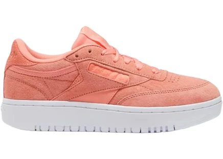 Женские кроссовки Reebok Club C Double, коралловые