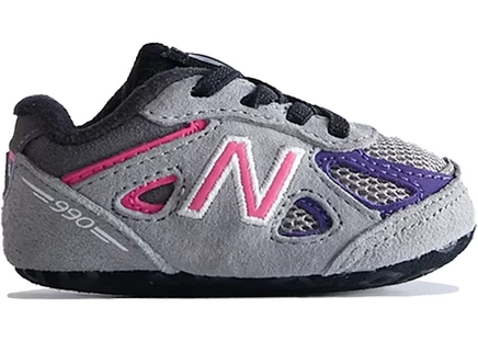 Кроссовки для детей New Balance 990v4 Kith United Arrows & Sons, серо-розовые