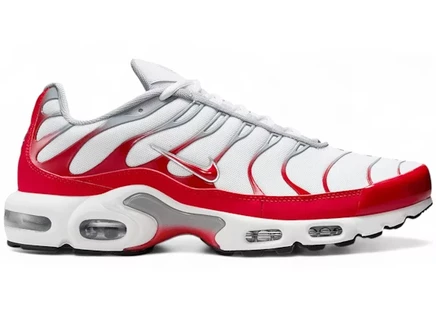 Мужские кроссовки Nike Air Max Plus, белые/красные/серые