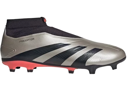 Мужские футбольные бутсы adidas predator laceless, платиновый