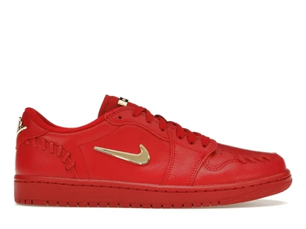 Jordan 1 Low Method of Make Gym Red Metallic Gold (Women's) gym red/metallic gold