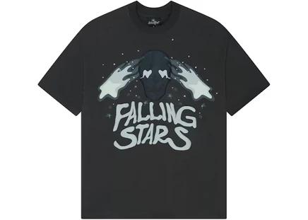 Мужская футболка Broken Planet Falling Stars, угольно-черная