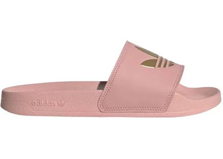 Мужские сланцы Adidas Adilette Lite, сиренево-золотые