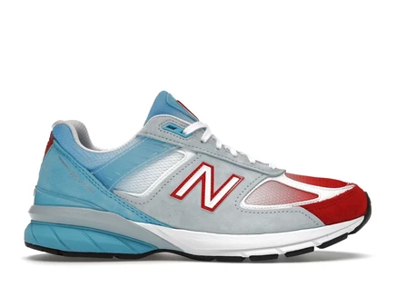Мужские кроссовки New Balance 990v5 Popsicle, красно-белые