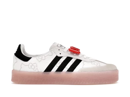 adidas Sambae Hello Kitty (Women's) white/core black/clear pink