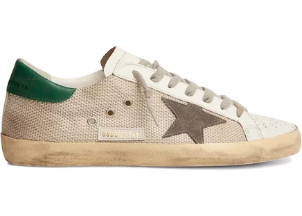 Мужские кроссовки Golden Goose Super-Star, светло-серебристые