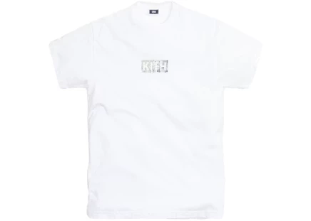 Футболка Kith Canvas Tile Classic Logo, белая