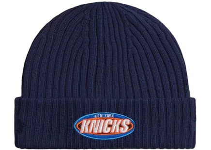 Мужская шапка-бини Kith x New Era с логотипом New York Knicks, ночная