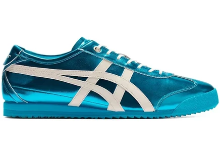 Мужские кроссовки Onitsuka Tiger Mexico 66 SD Metallic Series, мятно-кремовые