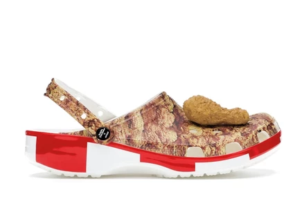 Мужские сабо Crocs Classic Clog KFC, бело-красные