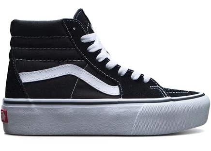 Женские кроссовки Vans Sk8-Hi Platform 2, черно-белые
