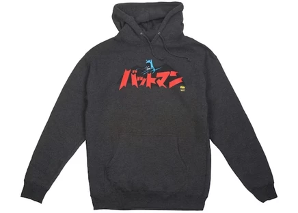 Мужское худи BAIT x Batman Japan, серое/антрацитовое