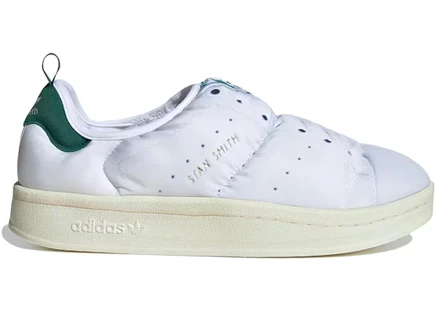 Мужские кеды Adidas Puffylette Stan Smith, бело-зелёные