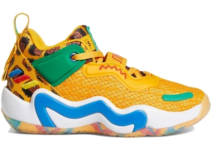 Детские кроссовки adidas d.o.n. issue #3 lego, желтые