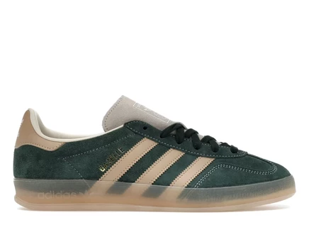 Мужские кроссовки Adidas Gazelle Indoor, зеленые/песочные