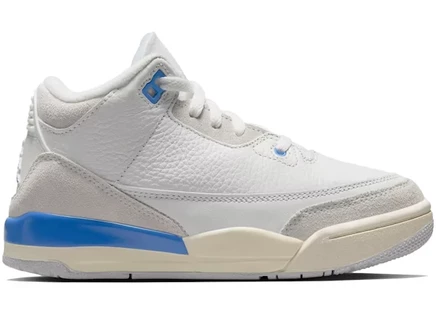 Jordan 3 Retro Lucky Shorts (PS) summit white/hydrogen blue/legend blue/photon dust/pure platinum/sail