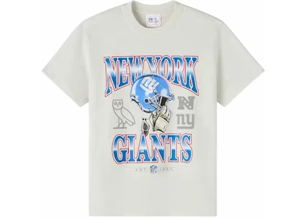 Мужская футболка OVO New York Giants с принтом, серо-меланж