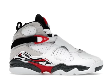 Детские кроссовки Jordan Air Jordan 8 Retro, бело-черно-красные