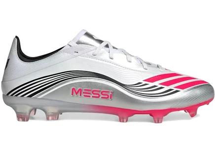Мужские бутсы Adidas F50 Pro FG Messi Prestig10 Pack, бело-красные