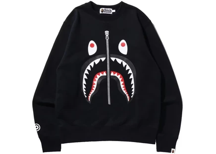 Мужской свитшот Bape Shark SS22, черный