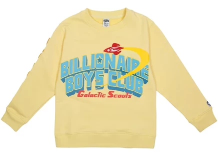 Детский свитер Billionaire Boys Club Honor Crew, желтый