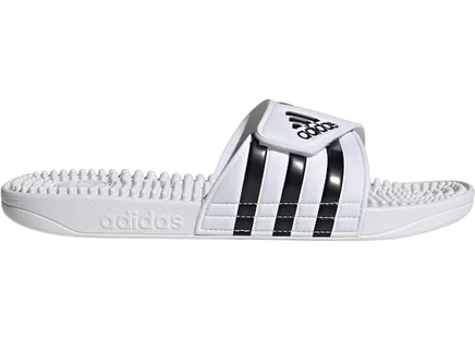 Мужские шлепанцы Adidas Adissage, бело-черные