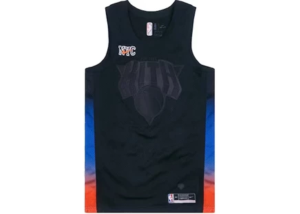 Мужское джерси KITH & Nike for New York Knicks Swingman, черное