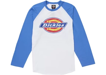 Мужской лонгслив Supreme Dickies Raglan, синий