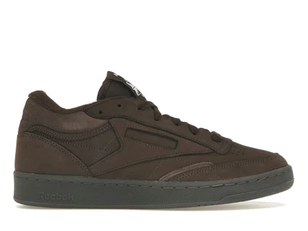 Мужские кеды Reebok Club C Mid II Adsum, тёмно-коричневые