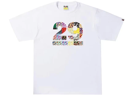 Мужская футболка Bape 29th Anniversary, белая