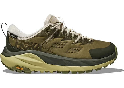 Мужские кроссовки Hoka Kaha Low Gore-Tex, салатово-кремовые