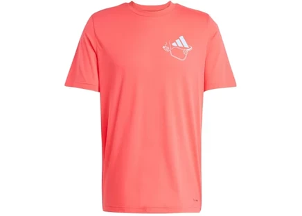 Футболка Adidas Pickleball Served, красная