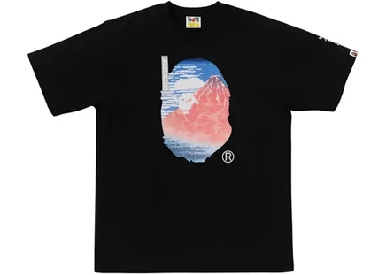 Мужская футболка Bape Ape Head II, черная
