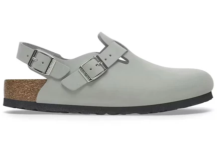 Мужские сабо Birkenstock Tokio нубук, шалфейные