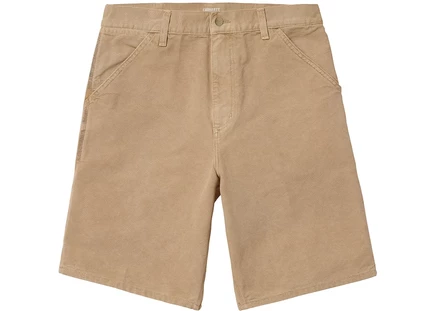 Carhartt WIP Single Knee Dearborn Canvas 12oz Relaxed Fit Shorts Dusty H Brown (Faded) dusty h brown (faded)