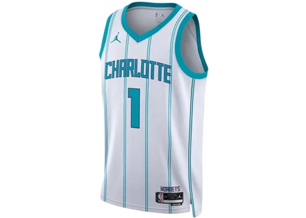 Майка Jordan NBA Hornets LaMelo Ball, белая