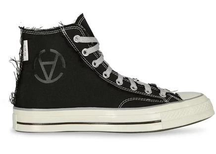 Унисекс кроссовки Converse Chuck Taylor 70 Hi Slam Jam, черно-серебристо-айвори