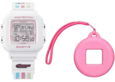 Мужские часы Casio Baby-G BGD-10KPP-7A «The Powerpuff Girls», белые