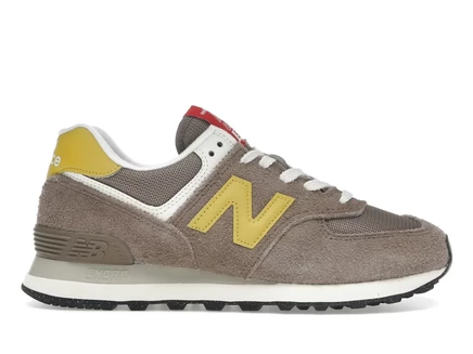 Мужские кроссовки New Balance 574, коричнево-желтые