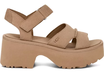 UGG New Heights Ankle Strap Sandal Mustard Seed (Women's) mustard seed