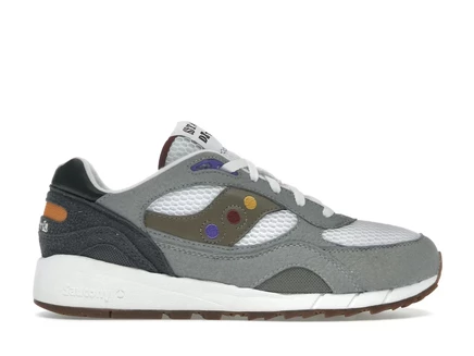 Мужские кроссовки Saucony Shadow 6000, бело-серые
