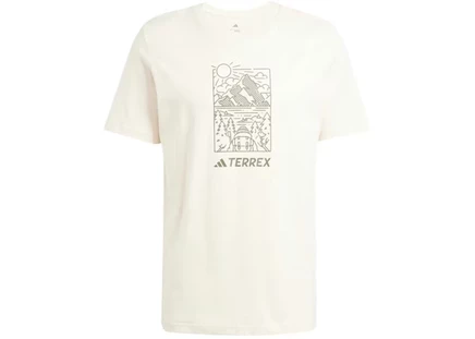 Мужская футболка Adidas Terrex Graphic, белая