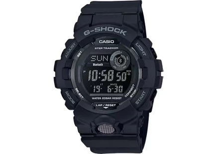 Мужские часы Casio G-Shock GBD800-1B цифровые, водозащита 200 м, Bluetooth
