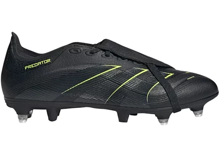 Мужские бутсы Adidas Predator League Fold-Over Tongue, черно-желтые