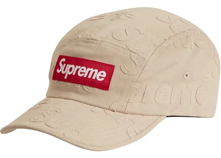 Унисекс кепка Supreme Lasered Twill Camp, бежевая
