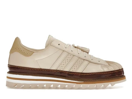 Мужские кроссовки adidas Superstar CLOT by Edison Chen, молочно‑бежевые