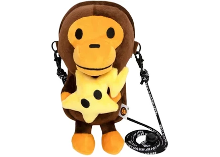 Мужская сумка Bape Baby Milo No.1 Mobile Bag, коричневая