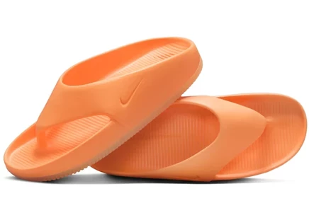 Женские шлепанцы Nike Calm, персиково-кремовые