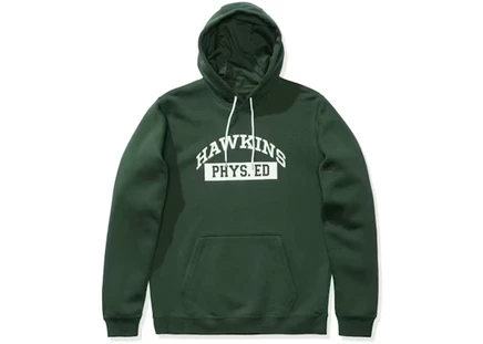 Мужская худи Nike x Stranger Things Hawkins High, зеленая